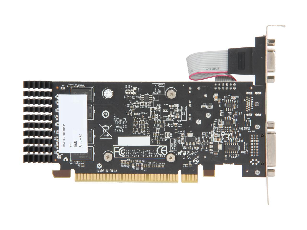 MSI Radeon HD 6450 Passive Low Profile Video Card R6450-2GD3H/LP ...