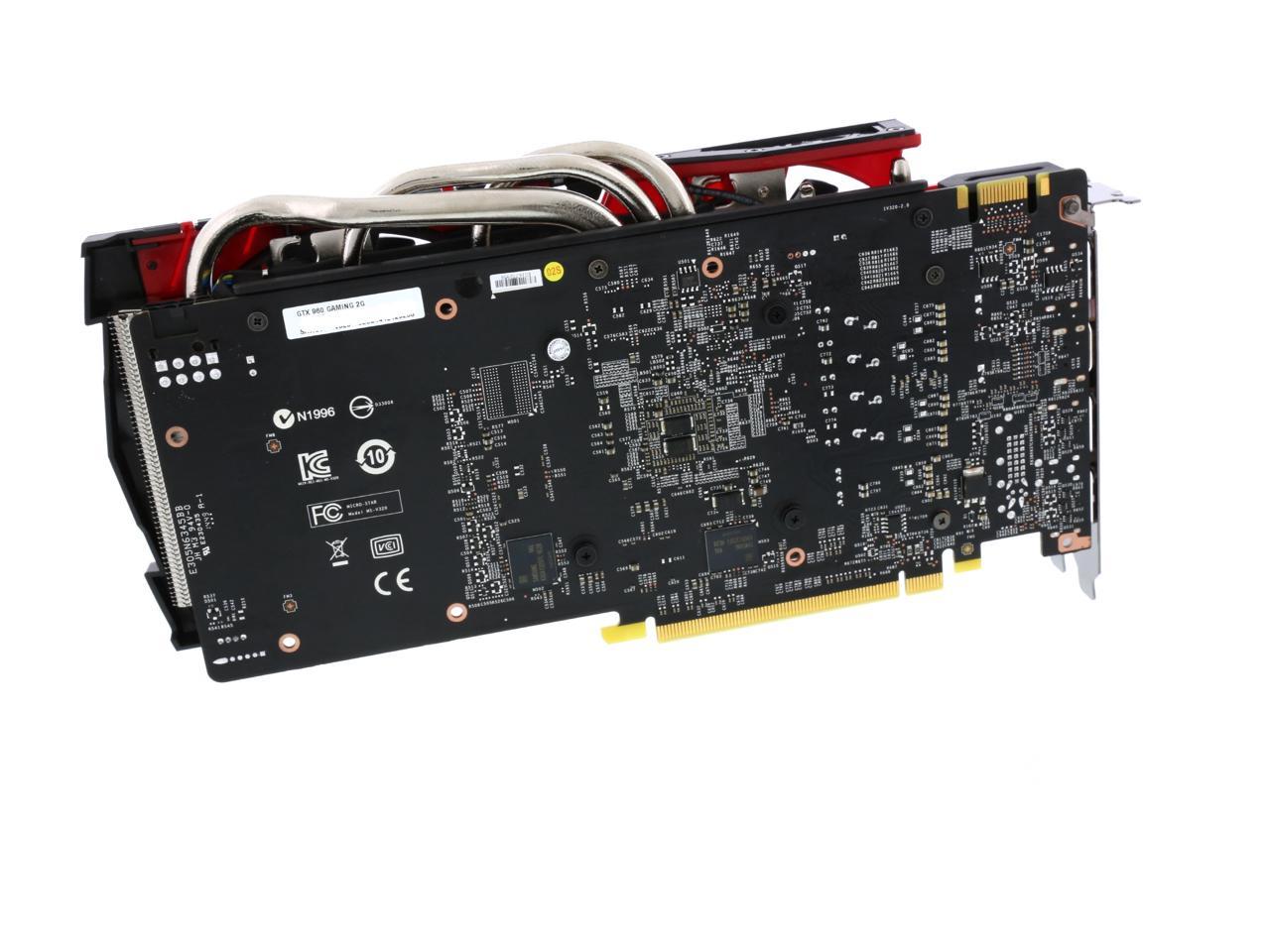 MSI GeForce GTX 960 Video Card GTX 960 GAMING 2G - Newegg.com