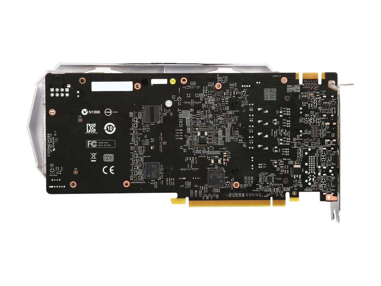 MSI GeForce GTX 960 Video Card GTX 960 2GD5T OC