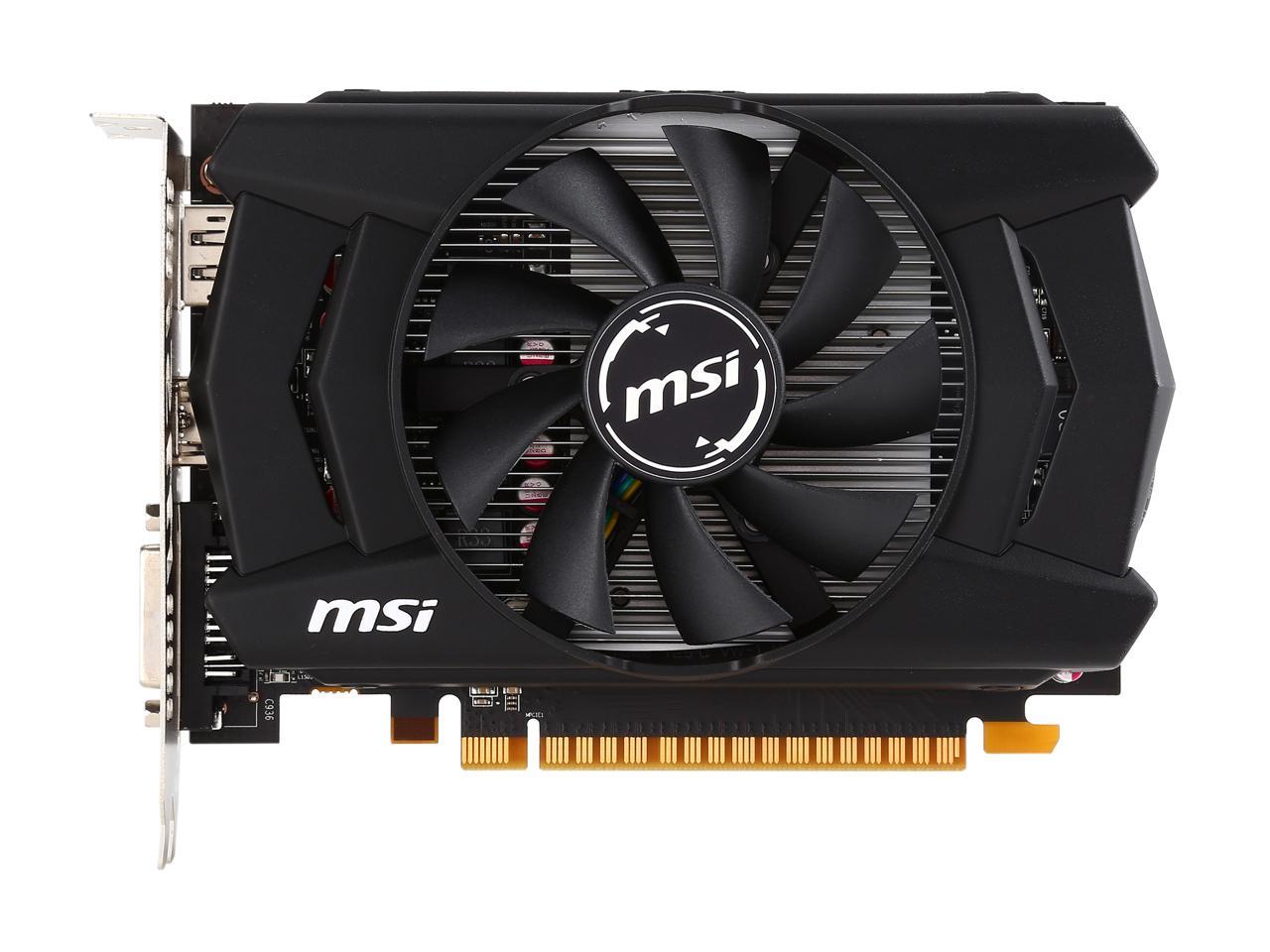 Msi Radeon R Video Card R Gd Oc Newegg Com