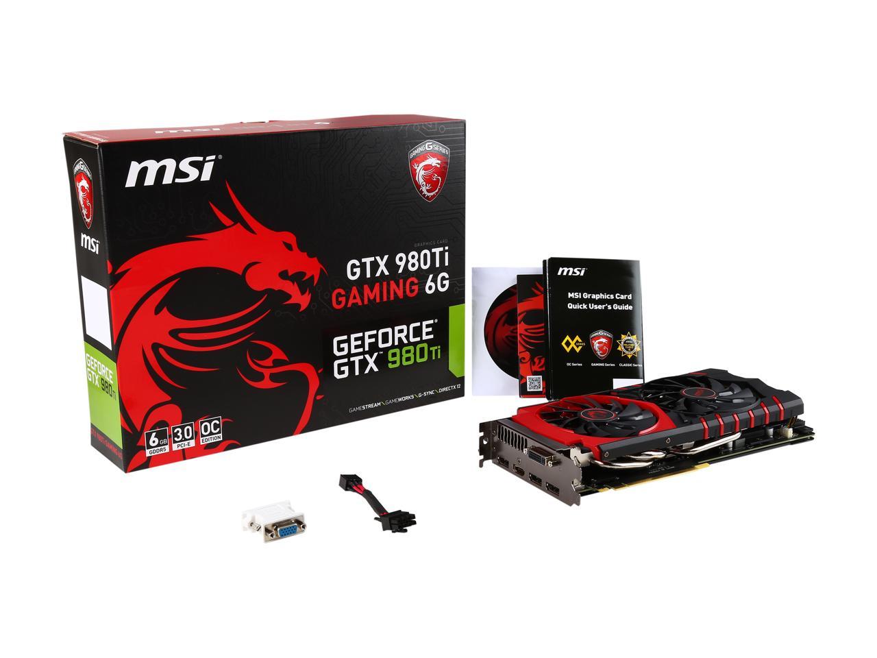 MSI GeForce GTX 980 Ti GAMING 6G