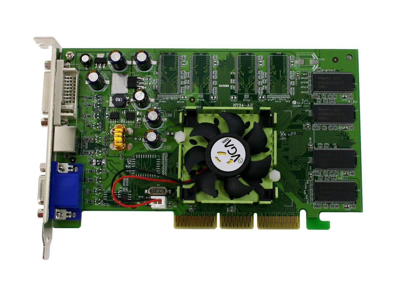 Geforce fx 5500 сколько памяти