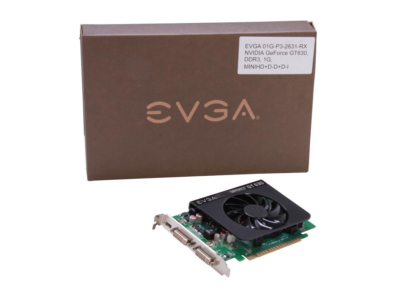 Refurbished Evga Geforce Gt 630 Video Card 01g P3 2631 Rx Neweggca