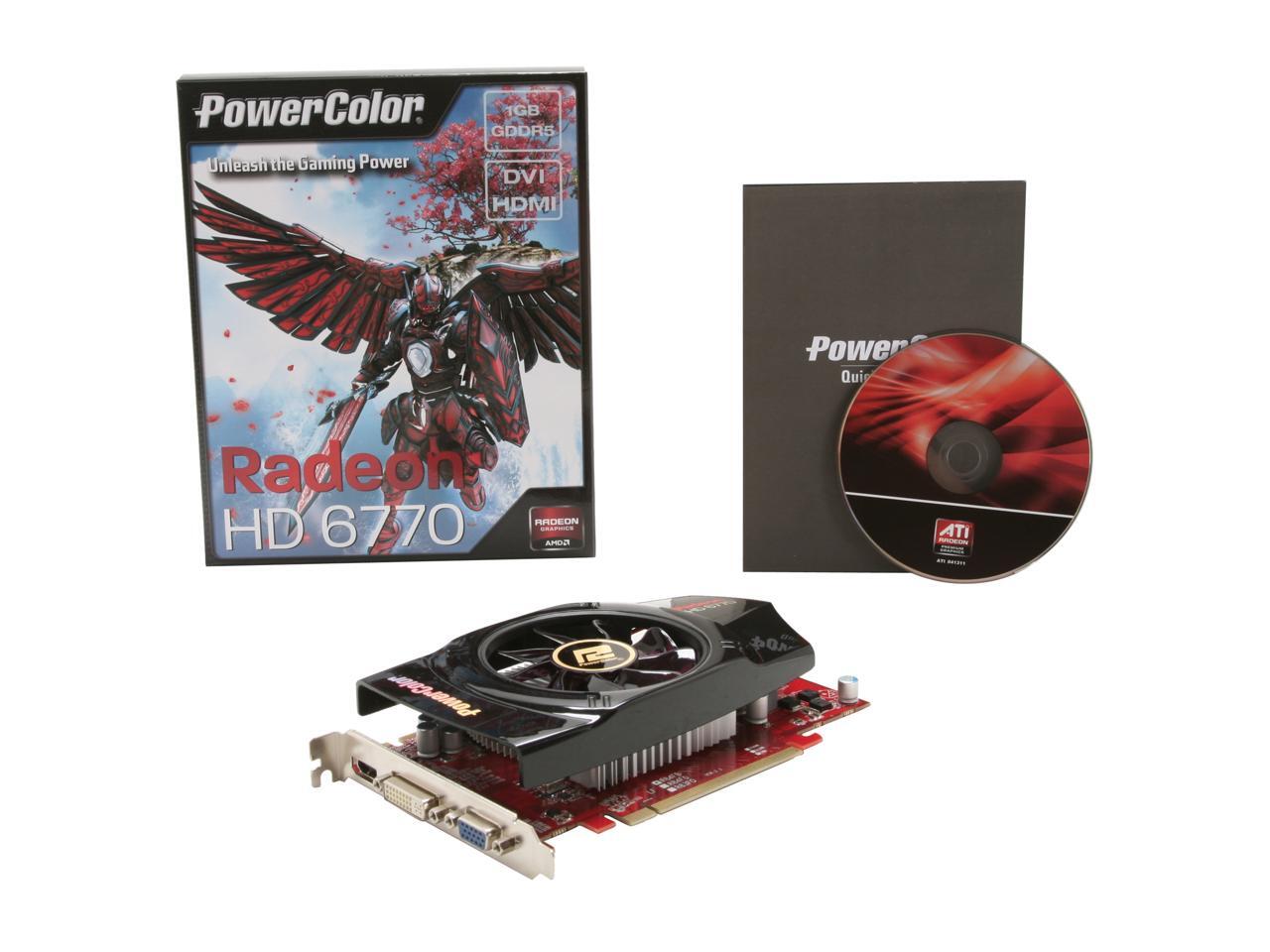 PowerColor Radeon HD 6770 Video Card AX6770 1GBD5H Newegg.ca