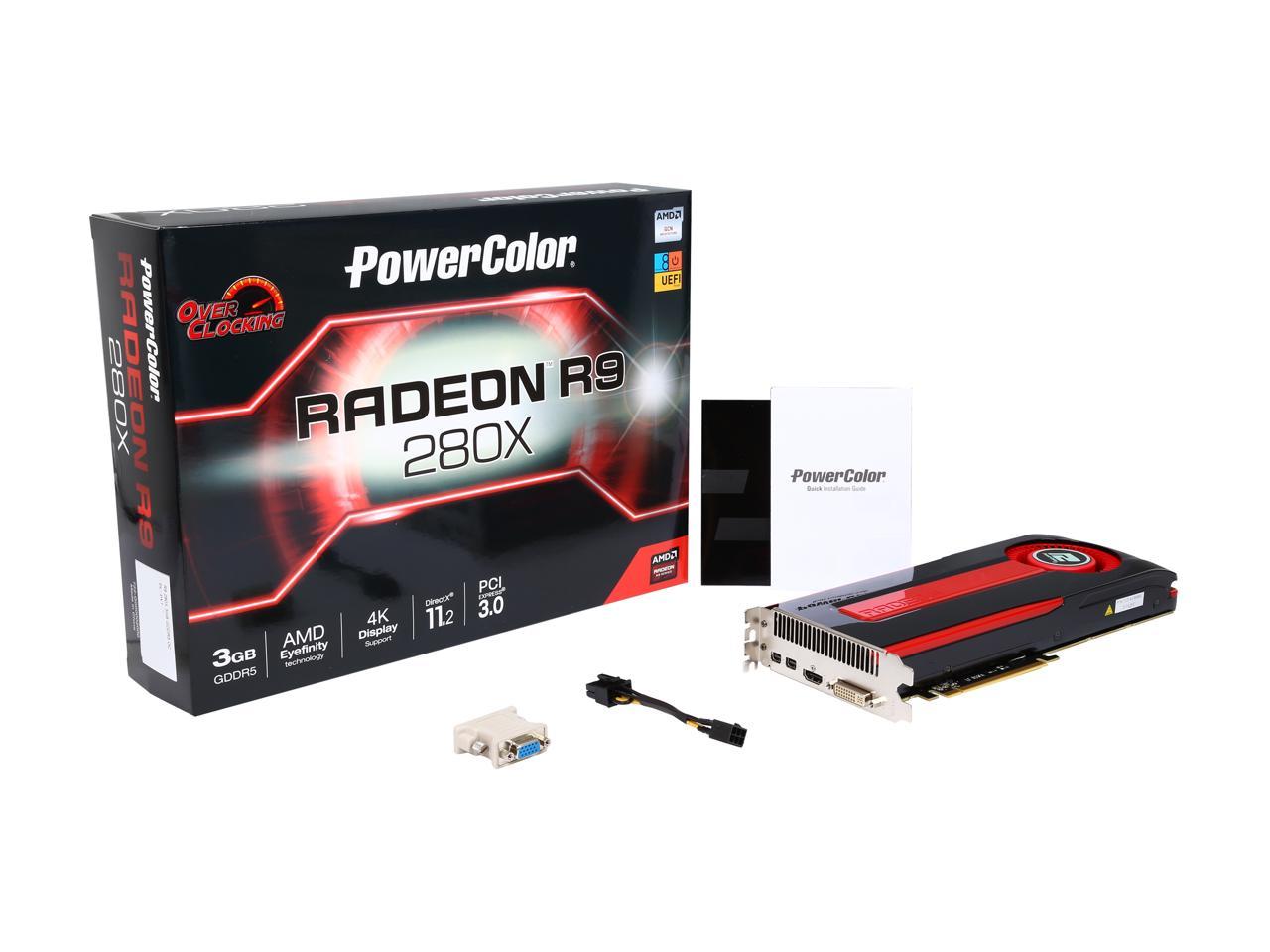 PowerColor Radeon R9 280X Video Card AXR9 280X 3GBD5-2DHE/OC - Newegg.com