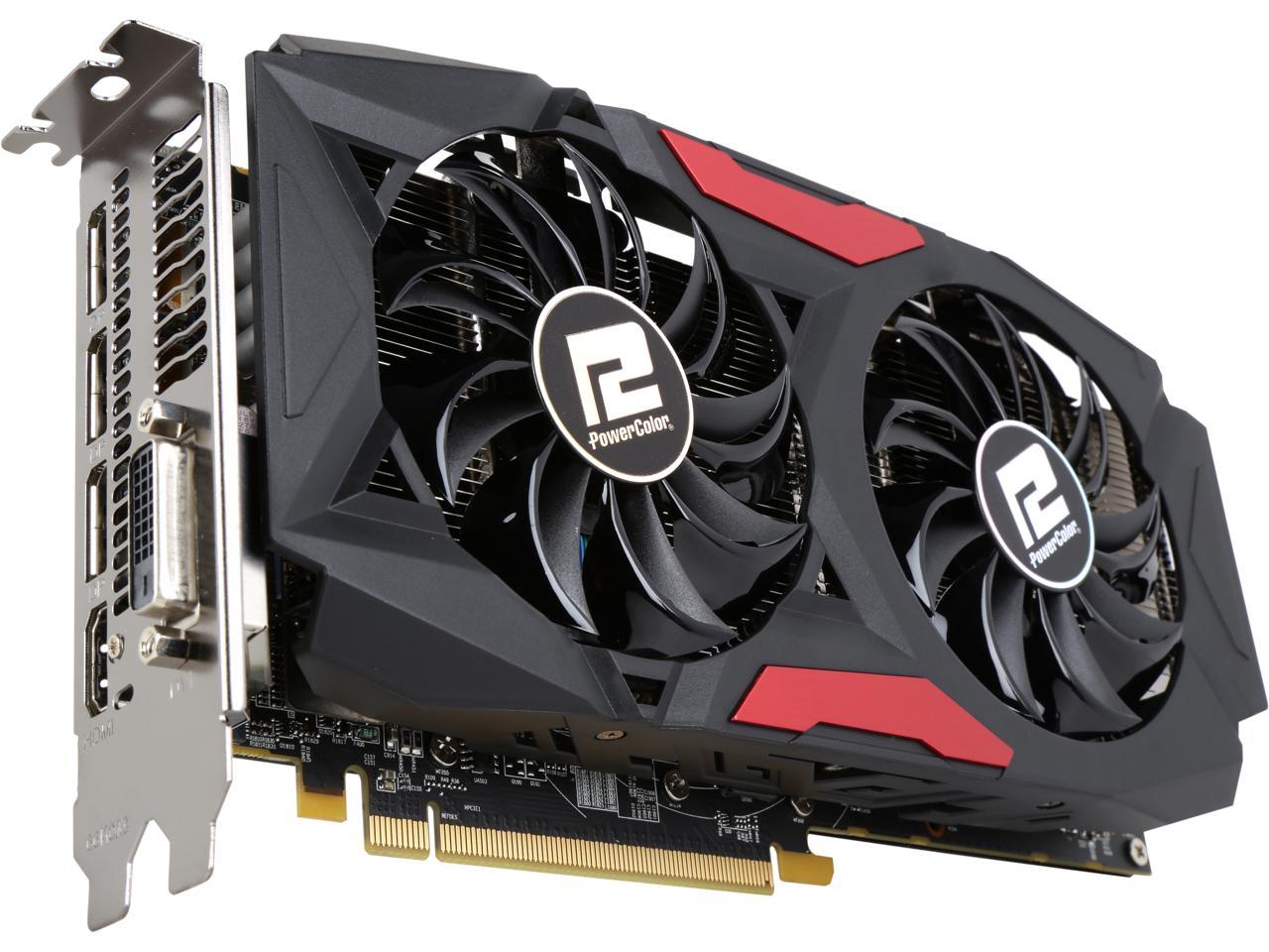 Настройка видеокарта powercolor radeon rx 580 4gb