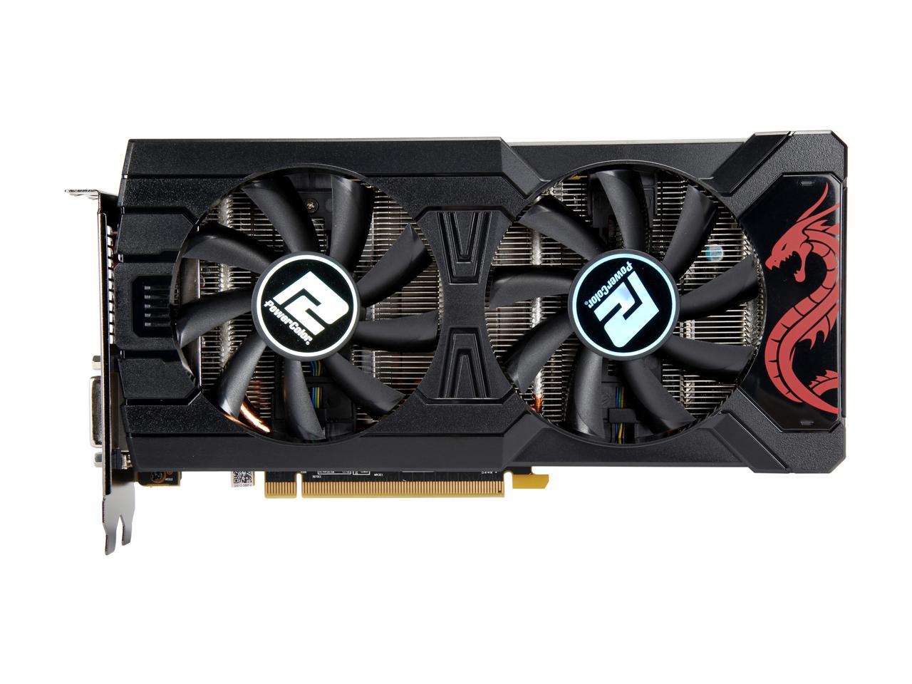 Powercolor Red Dragon Radeon Rx Video Card Axrx Gbd Dhd Oc Newegg Com