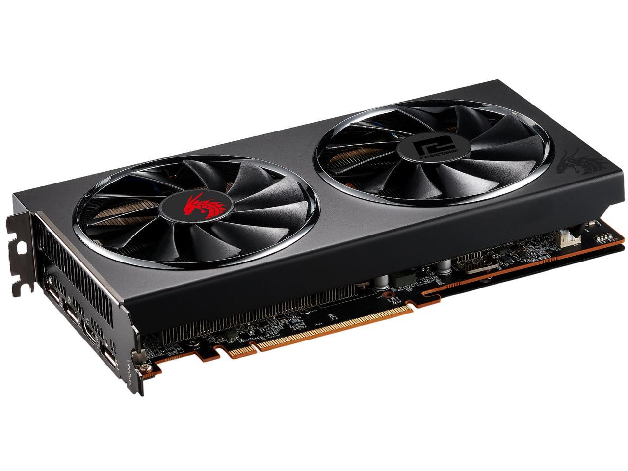 Powercolor Red Dragon Radeon Rx 5600 Xt Video Card Axrx 5600xt 6gbd6 3dhr Oc Newegg Com