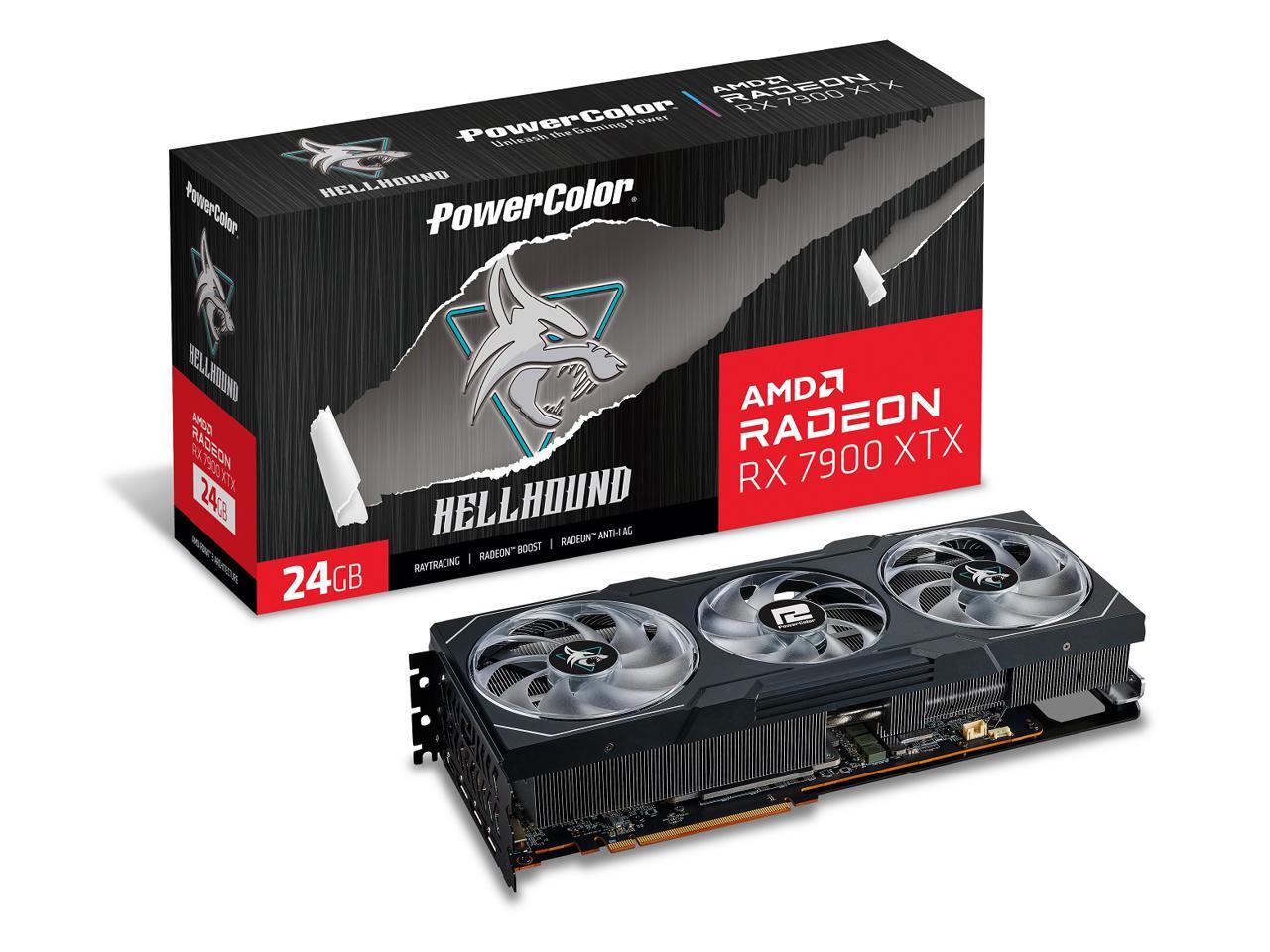 PowerColor Hellhound Radeon RX 7900 XTX Video Card RX7900XTX 24G-L/OC ...
