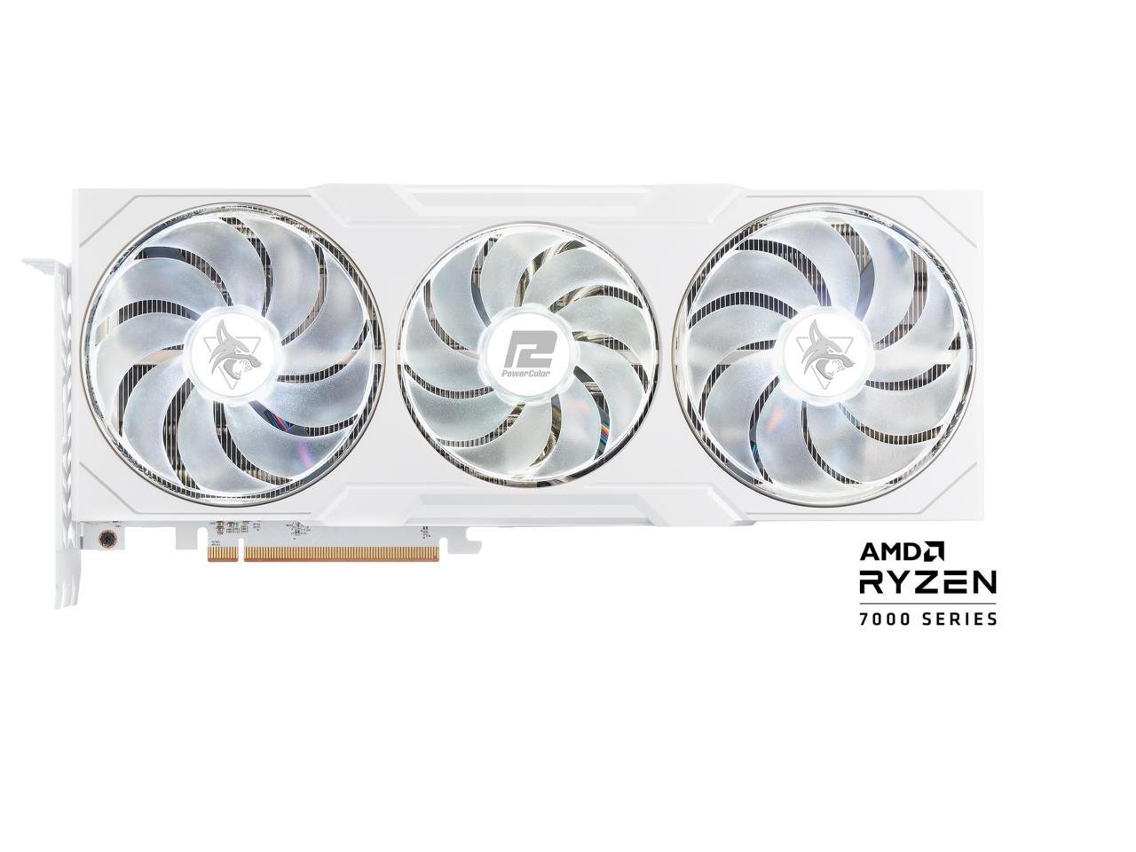 PowerColor Hellhound Spectral White Radeon RX 7900 XTX Video Card ...