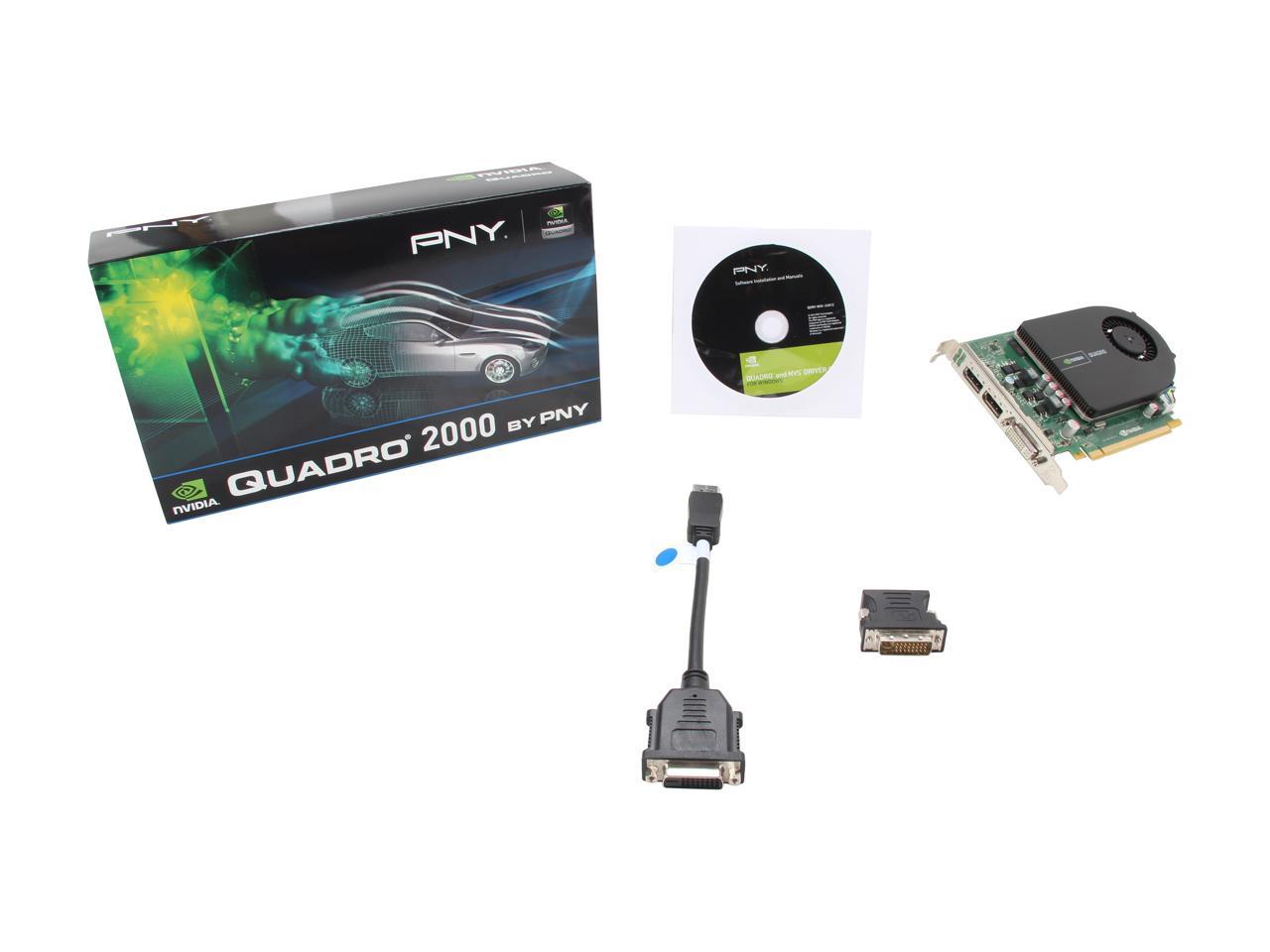 PNY Quadro 2000 VCQ2000-PB 1GB 128-bit GDDR5 PCI Express 