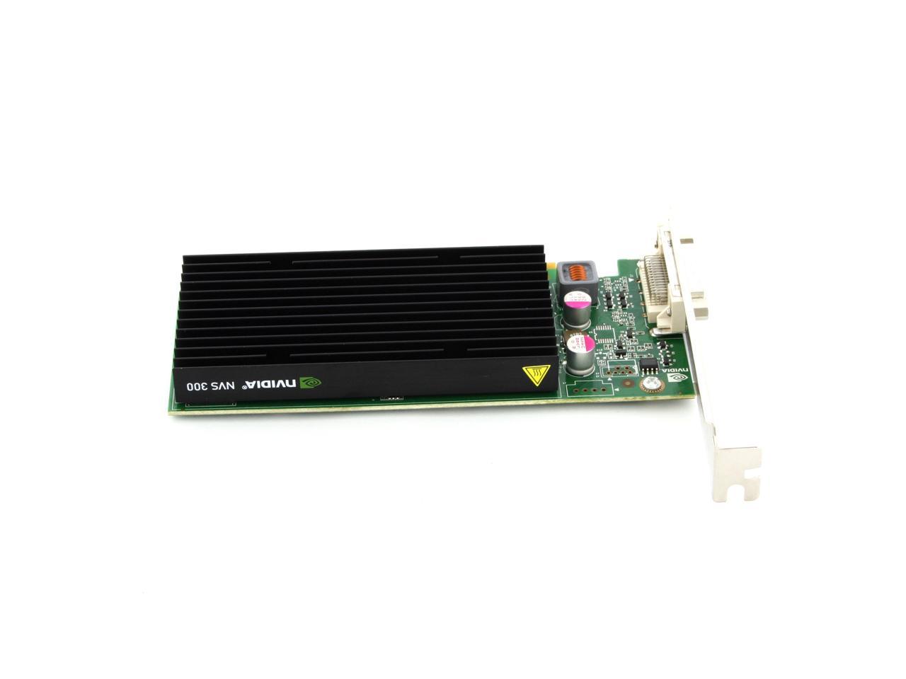 PNY NVS Quadro NVS 300 VCNVS300X1-PB 512MB DDR3 PCI Express x1 Low Profile  Workstation Video Card