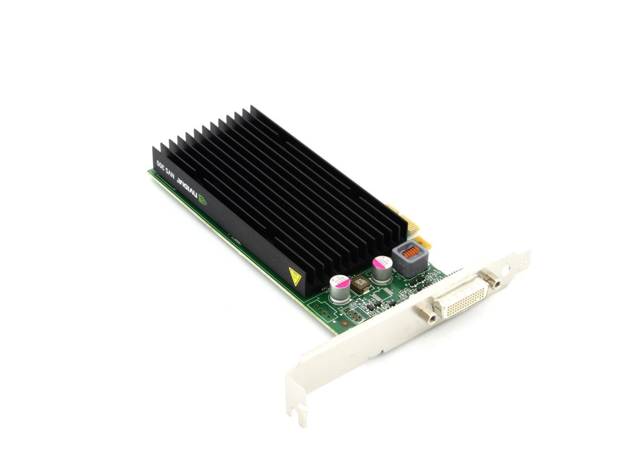 適切な価格 nVidia NVS300 x1 PCI-E ビデオカード 接続