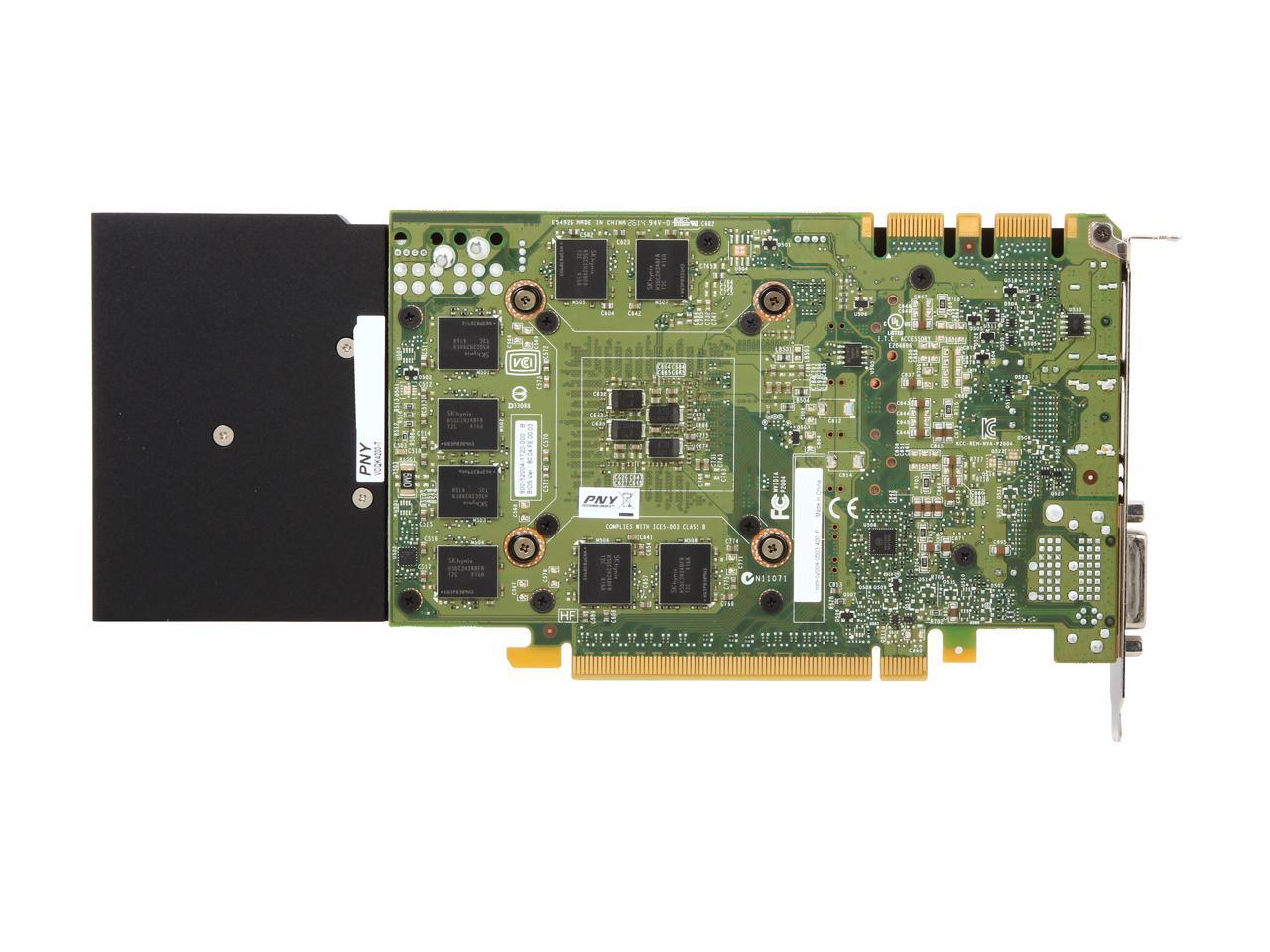 PNY Quadro K4200 VCQK4200-PB 4GB 256-bit GDDR5 PCI Express 2.0 x16 ...