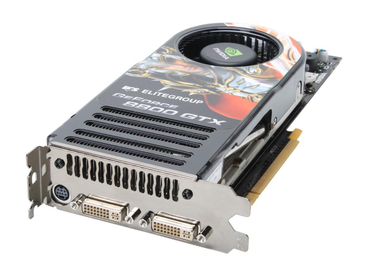 ECS GeForce 8800 GTX Video Card N8800GTX768MX