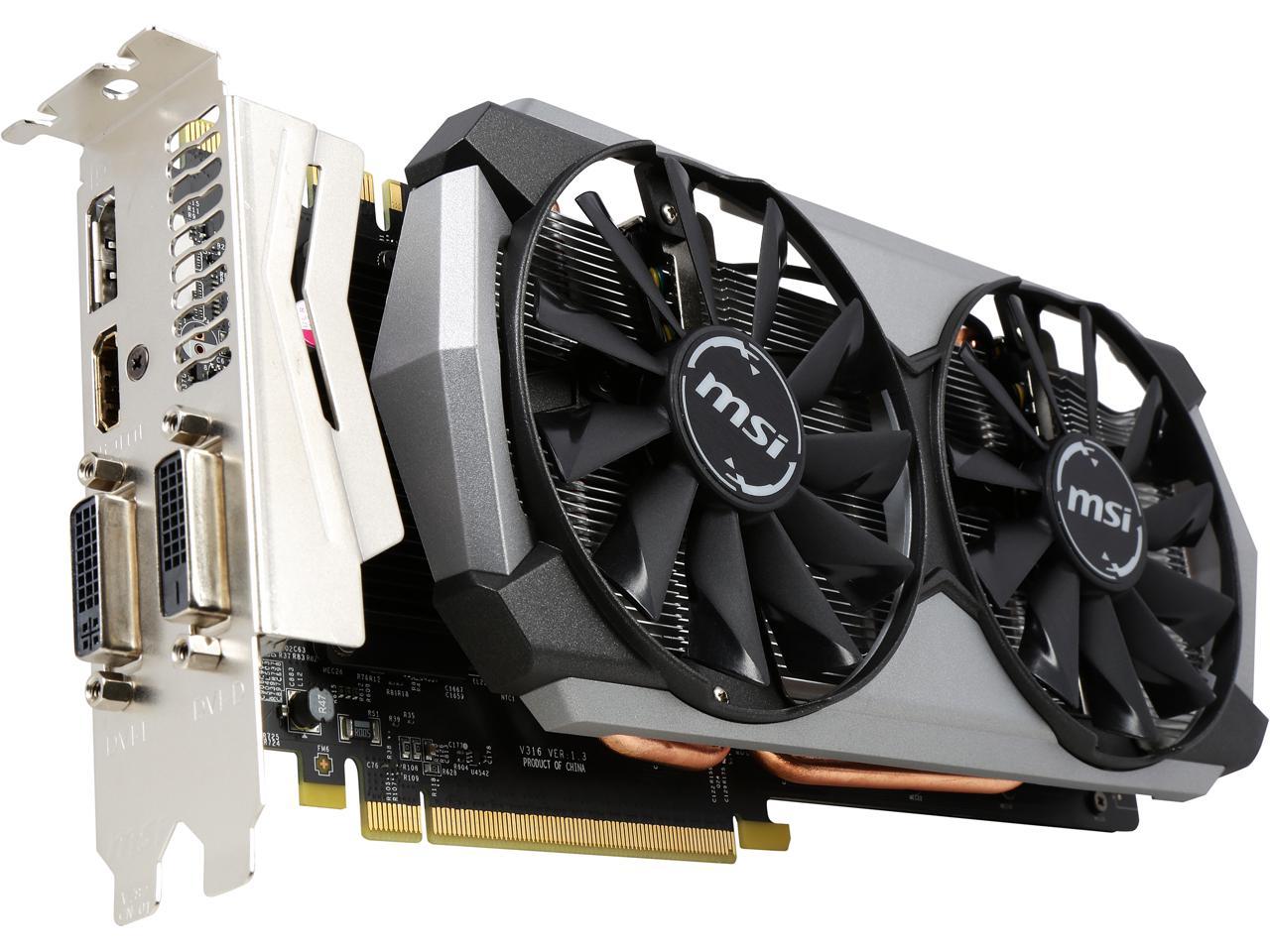 Refurbished Msi Geforce Gtx 970 Directx 12 Gtx 970 4gd5t Titanium Oc 4gb 256 Bit Gddr5 Pci Express 3 0 X16 Hdcp Ready Sli Support Atx G Sync Support Video Card Newegg Com