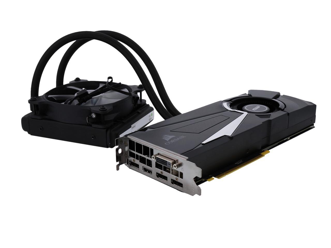 MSI GeForce GTX 1080 8GB GDDR5X PCI Express 3.0 x16 SLI Support ATX Video  Card GeForce GTX 1080 SEA HAWK