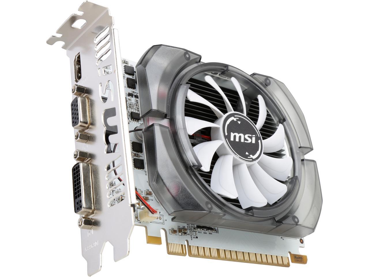 Refurbished: MSI GeForce GT 730 DirectX 12 N730-2GD3V3 2GB 128-Bit DDR3 ...