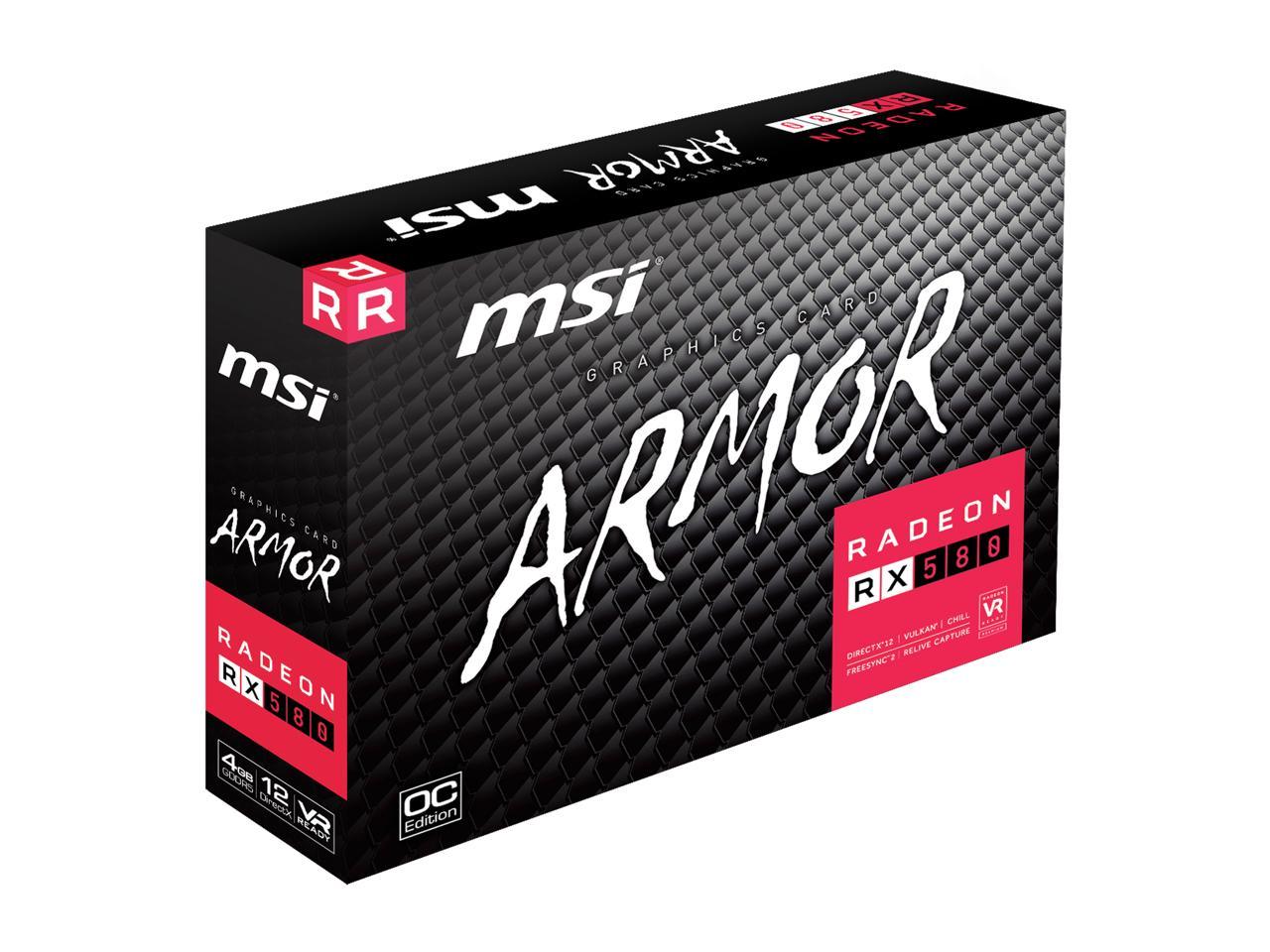 RX 580 ARMOR 4G OC Video Card 