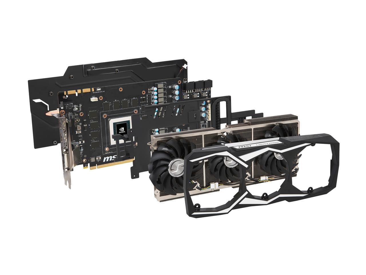 MSI GeForce GTX 1080 Ti Z 11GB 352-Bit GDDR5X PCI Express 3.0 x16 HDCP Ready SLI Support Card - Newegg.com