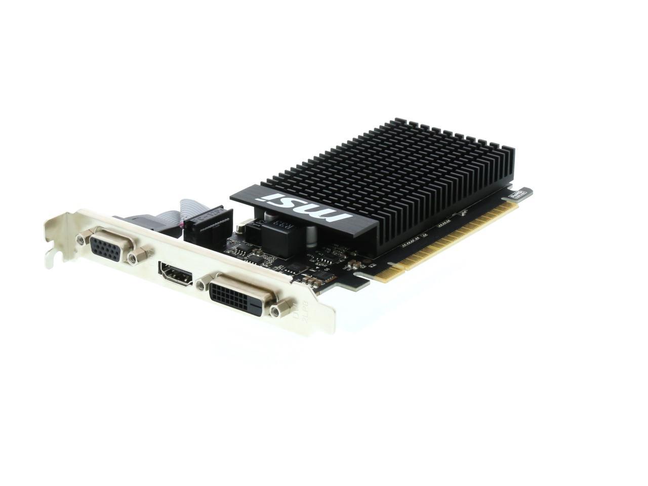 Refurbished Msi Geforce Gt 710 Directx 12 Gt 710 2gd3h Lp Video Card Newegg Com