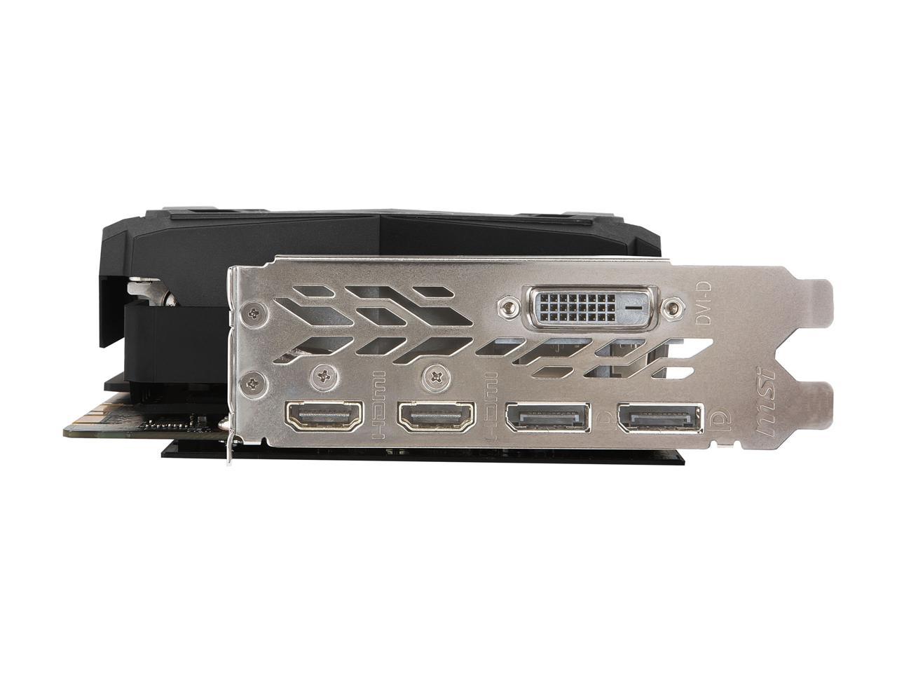 MSI GeForce GTX 1080 Ti 11GB GDDR5X PCI Express 3.0 x16 SLI Support ATX  Video Card GTX 1080 Ti GAMING X TRIO