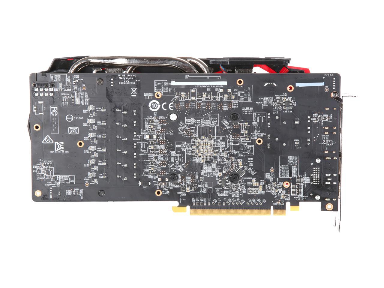 Refurbished: MSI Radeon RX 570 Video Card RX 570 GAMING X 4G - Newegg.com