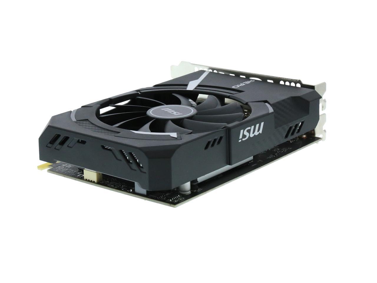 Open Box MSI Radeon RX 550 Video Card RX 550 AERO ITX 4G OC Newegg Com