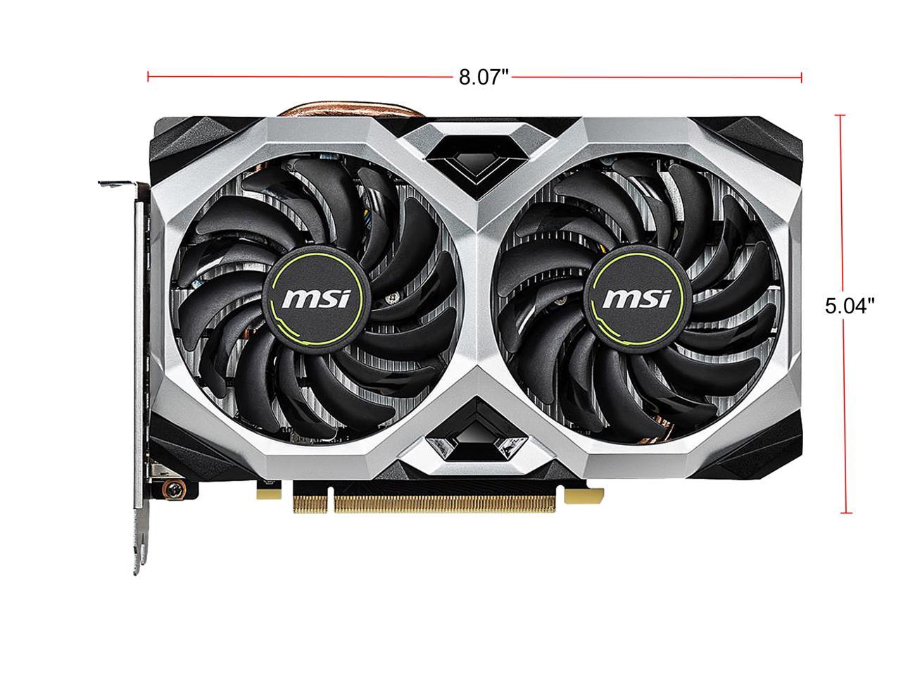 MSI GeForce RTX 2060 VENTUS XS 6G OC Video Card - Newegg 