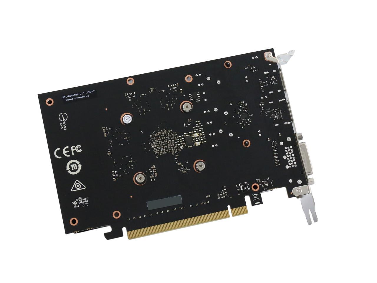 MSI GeForce GTX 1650 Video Card GTX 1650 AERO ITX 4G OC 