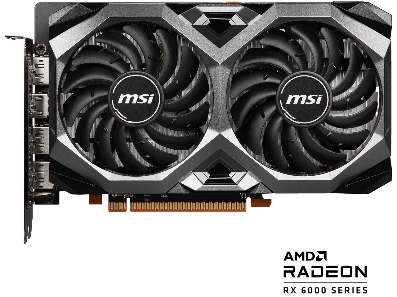 MSI Mech Radeon RX 6600 XT Video Card RX 6600 XT MECH 2X 8G OCV1