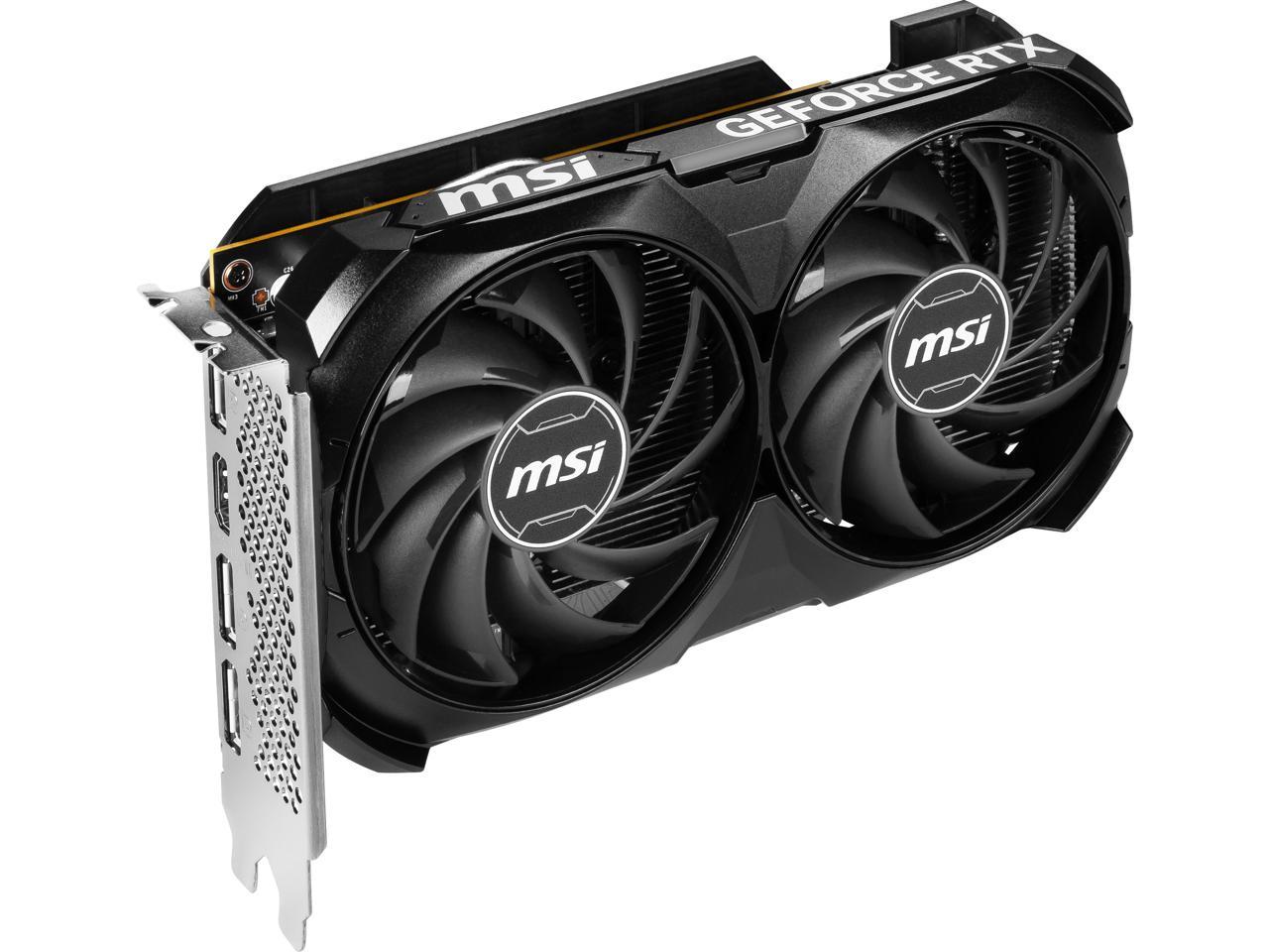 MSI Ventus GeForce RTX 4060 Video Card RTX 4060 VENTUS 2X BLACK 8G OC ...