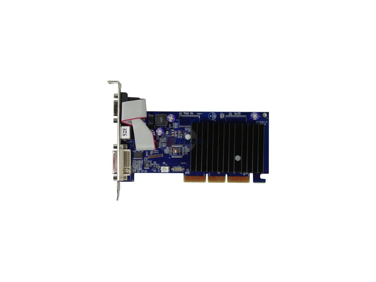Apollo FX5200 128MB GeForce FX 5200 128MB 64-bit DDR AGP 4X/8X Low ...