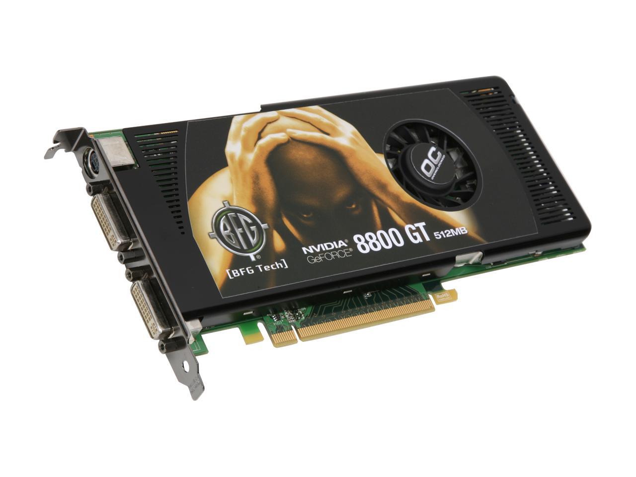 BFG Tech GeForce 8800 GT Video Card BFGE88512GTOCE - Newegg.com