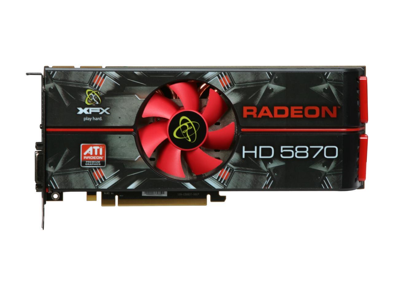 XFX HD-587X-ZNDC Radeon HD 5870 (Cypress XT) XXX Edition 1GB 256-bit ...