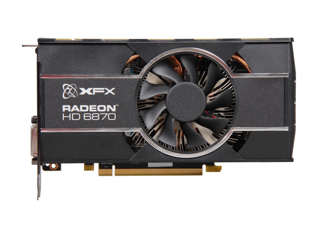 Xfx Radeon Hd 6870 Video Card Hd 687a Zhfc Newegg Com