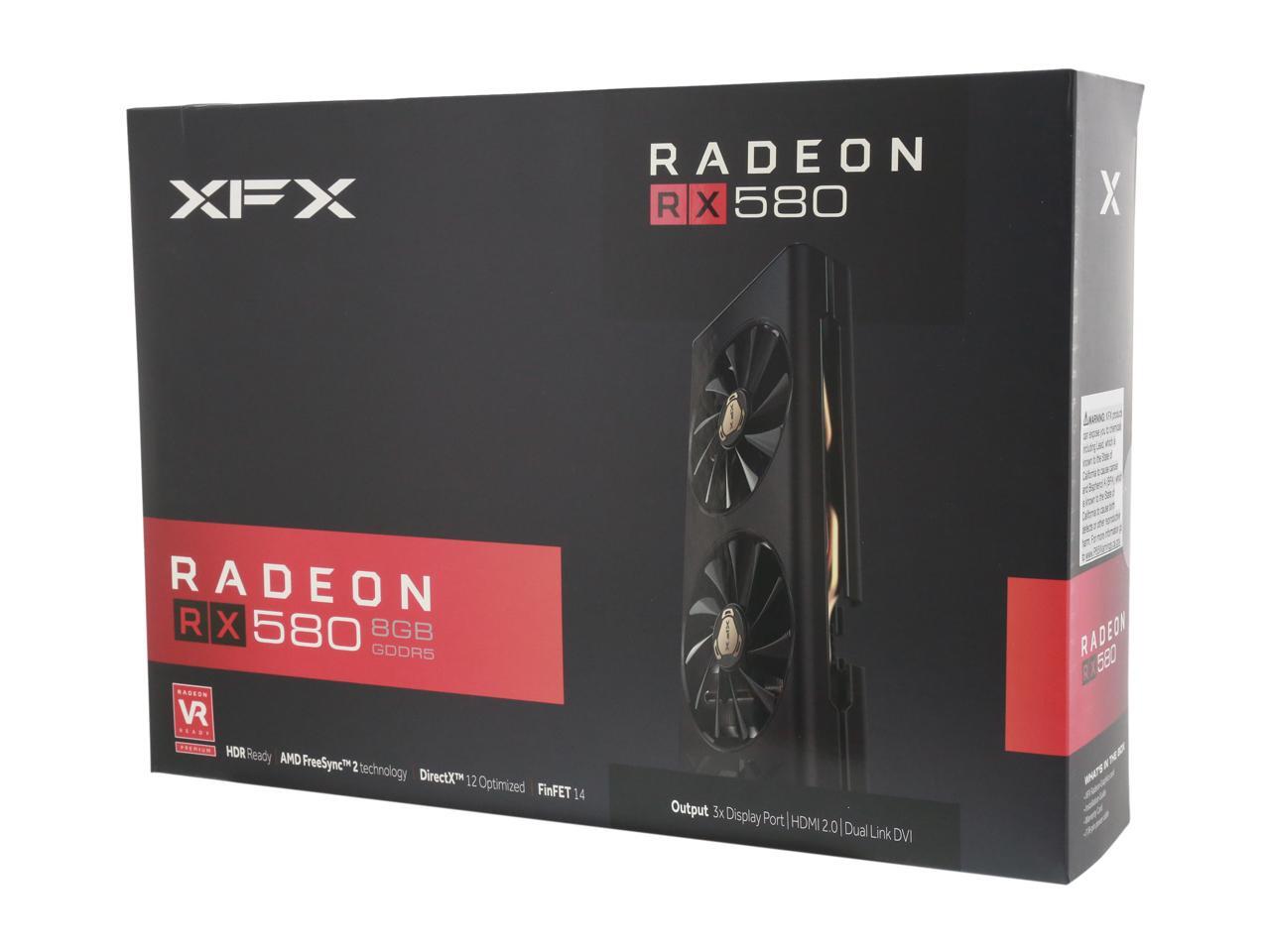 XFX Radeon RX 580 Video Card RX-580P8RFD6 - Newegg.com