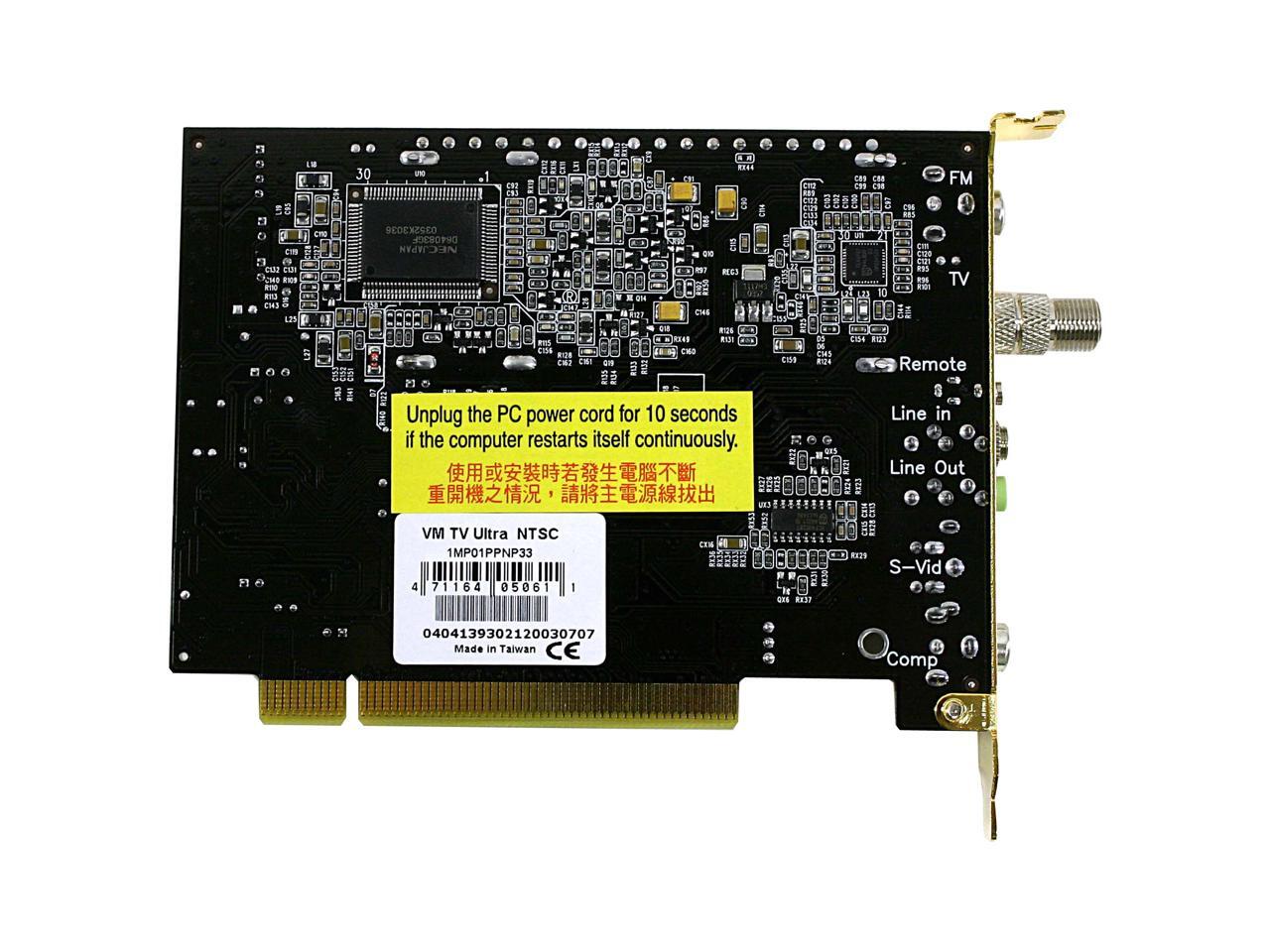 COMPRO VideoMate TV ULTRA TV Tuner Card, REMOTE