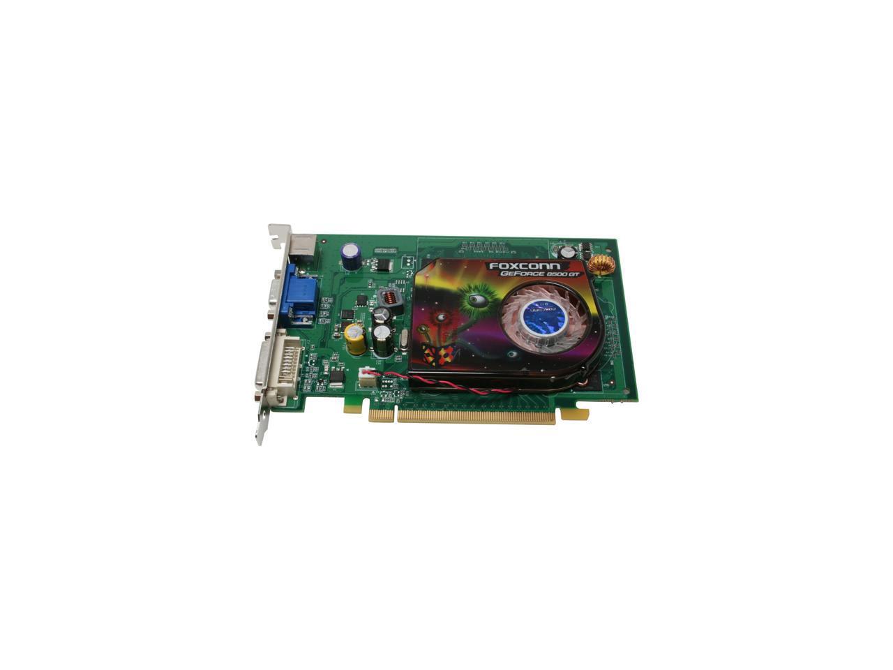 Foxconn 8500GT-512 GeForce 8500GT 512MB 128-bit GDDR2 PCI Express x16 ...