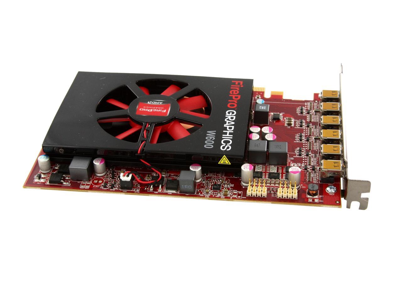 AMD FirePro W600 100-505968 2GB 128-bit GDDR5 PCI Express 3.0 x16 Full  height / half-length Workstation Video Card