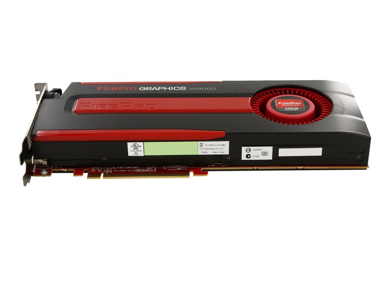 AMD FirePro W9000 100-505859 6GB GDDR5 PCI-Express 3.0 x16 Workstation Video Card