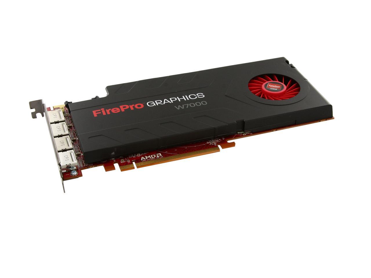 AMD FirePro W7000 100-505634(100-505848) 4GB 256-bit GDDR5 PCI Express 3.0  x16 CrossFire Supported Workstation Video Card