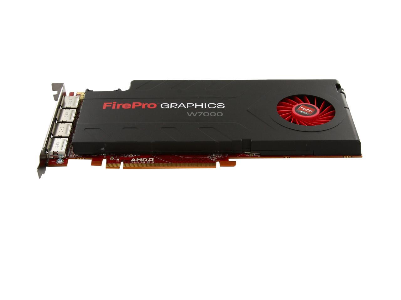AMD FirePro W7000 100-505634(100-505848) 4GB 256-bit GDDR5 PCI Express 3.0  x16 CrossFire Supported Workstation Video Card