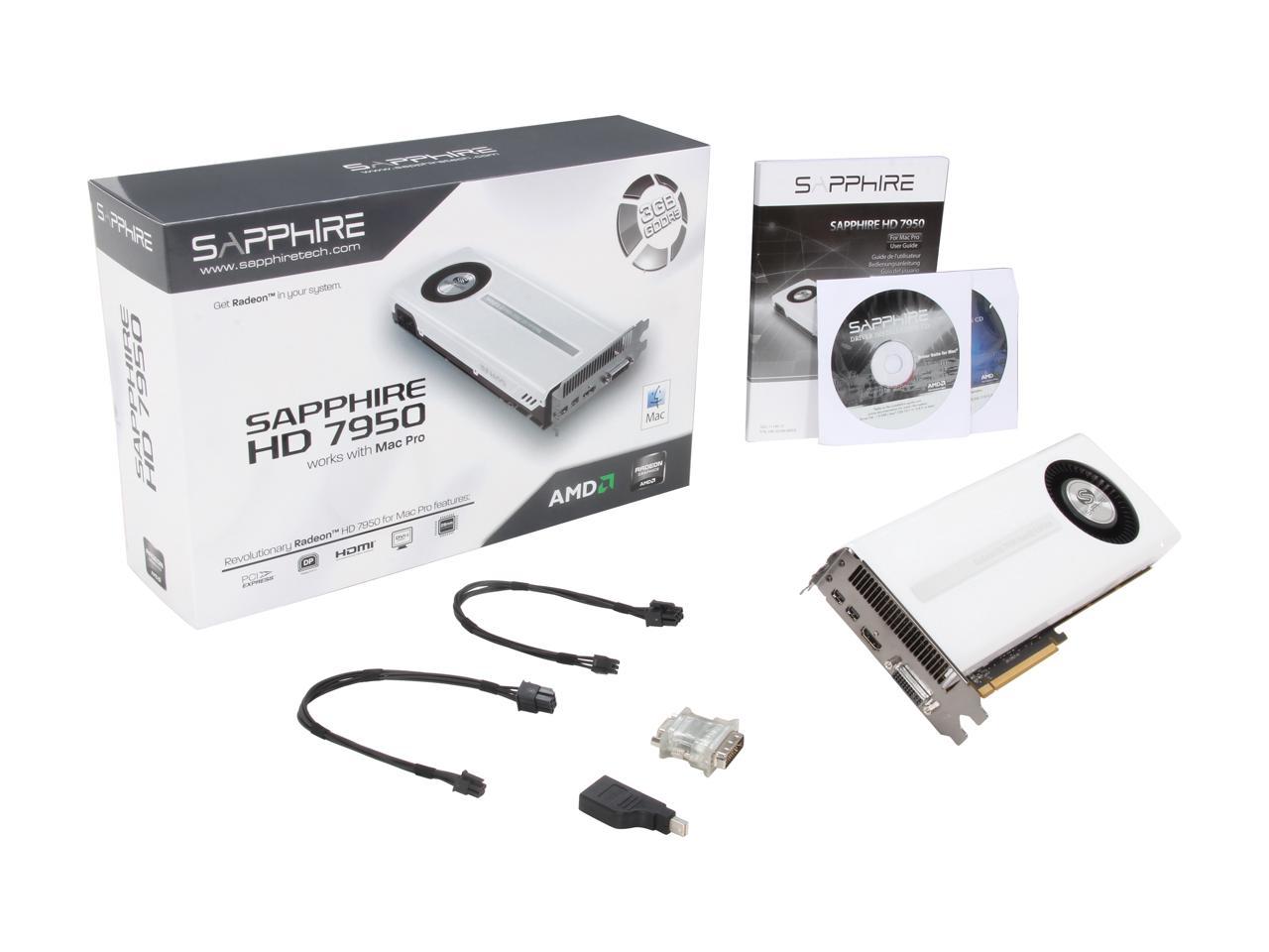 SAPPHIRE Radeon HD 7950 Video Card MAC Edition 100352MAC - Newegg.com