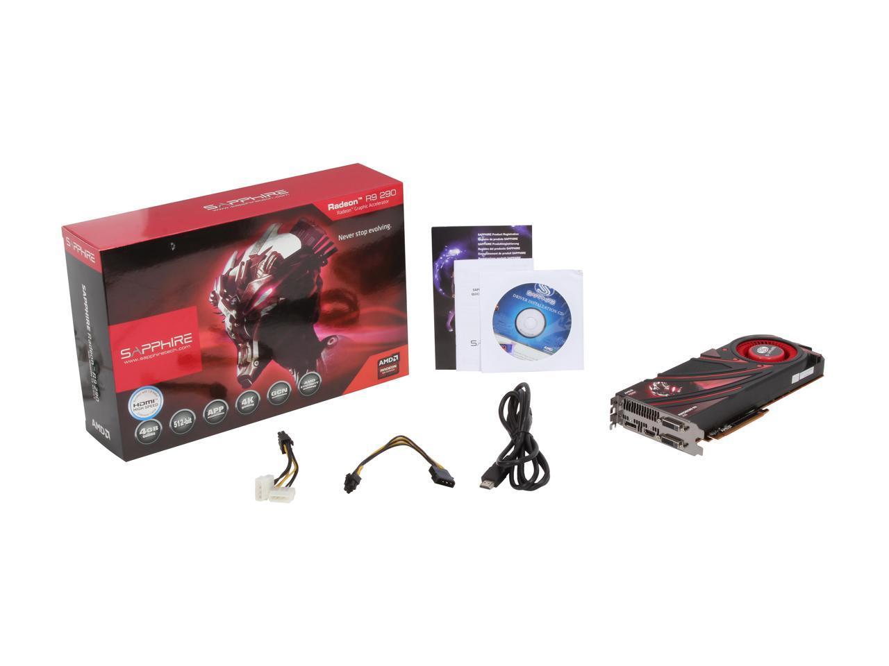 Sapphire Radeon R9 290 Video Card sr Newegg Com