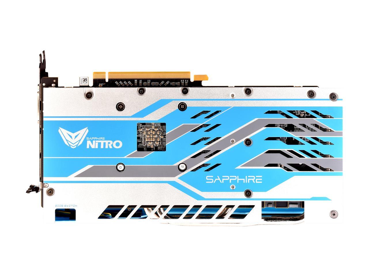 Sapphire Radeon NITRO+ RX 590 8GB GDDR5 PCI-E Dual HDMI / DVI-D / Dual DP  OC w/ Backplate SPECIAL EDITION (UEFI), 100415NT+8GSEL