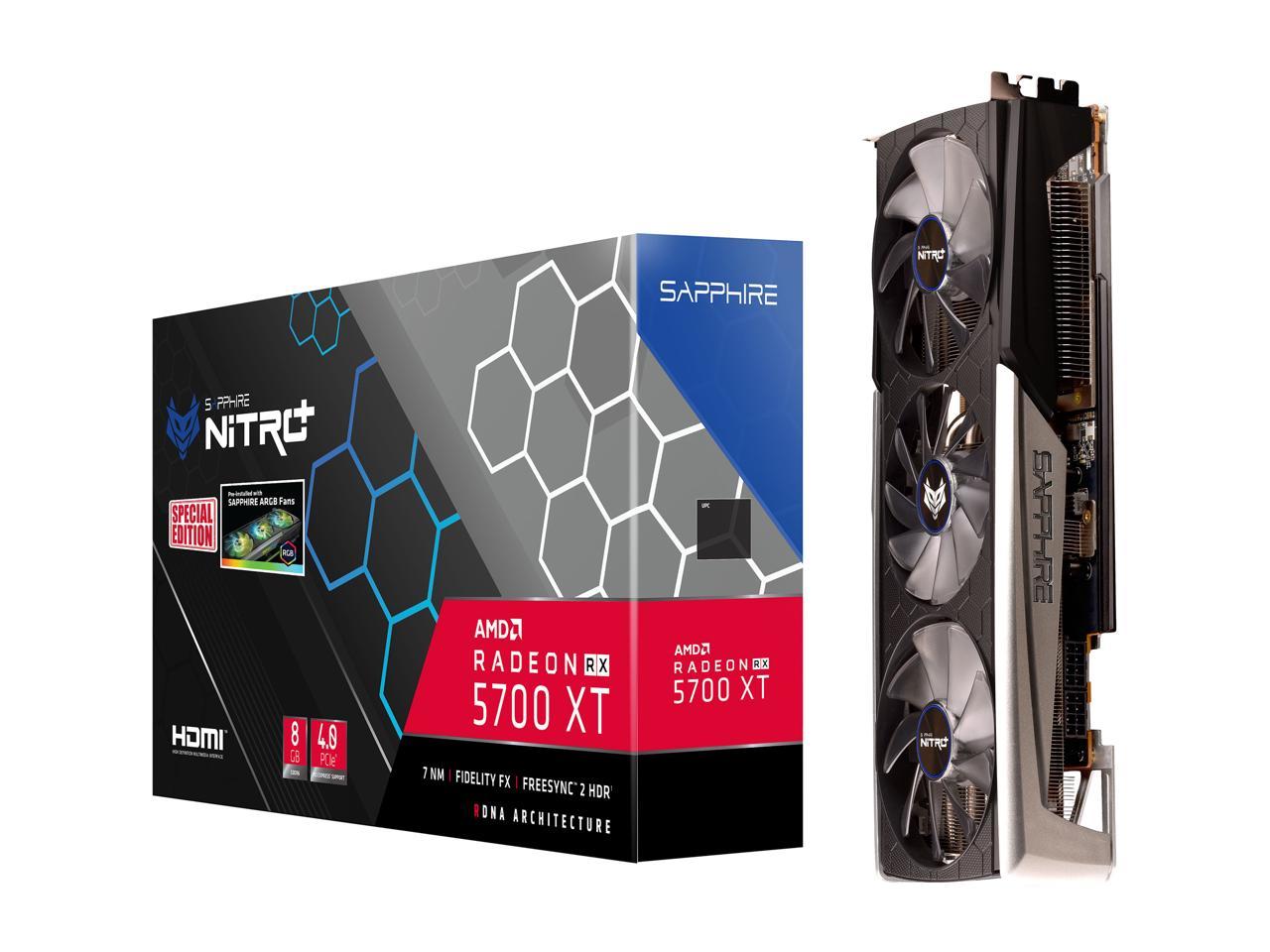 Used - Like New: SAPPHIRE NITRO+ Radeon RX 5700 XT Video Card 