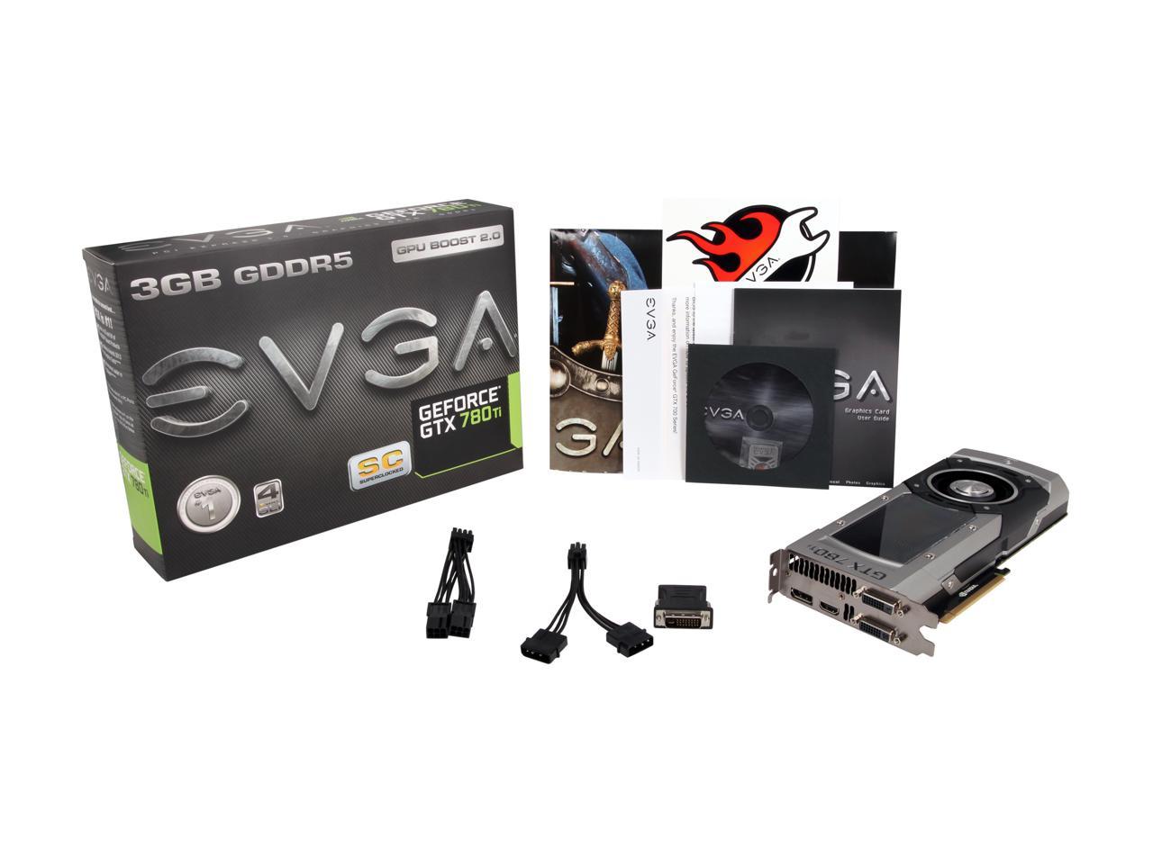 EVGA GeForce GTX 780 Ti Superclocked Video Card 03G-P4-2883-KR 