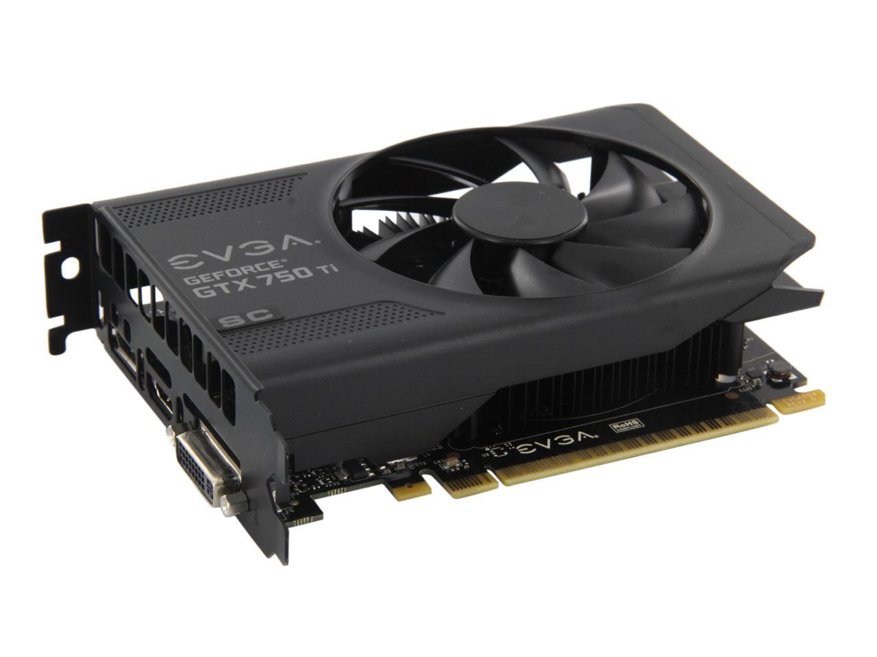 EVGA GeForce GTX 750 Ti Superclocked Graphics Card 02G-P4-3753-KR