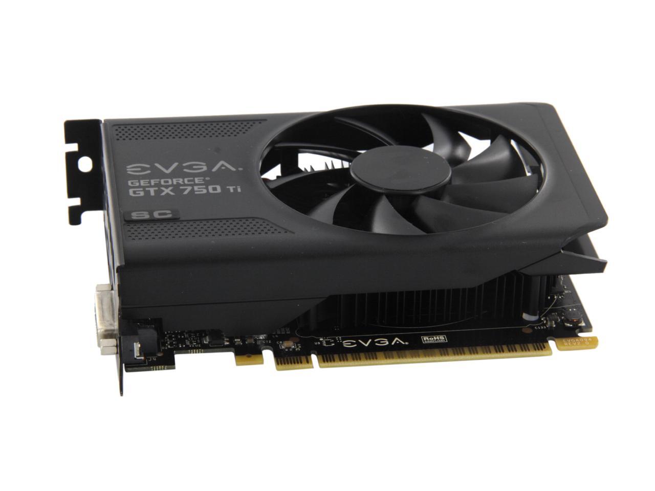 EVGA GeForce GTX 750 Ti Superclocked Graphics Card 02G-P4-3753-KR